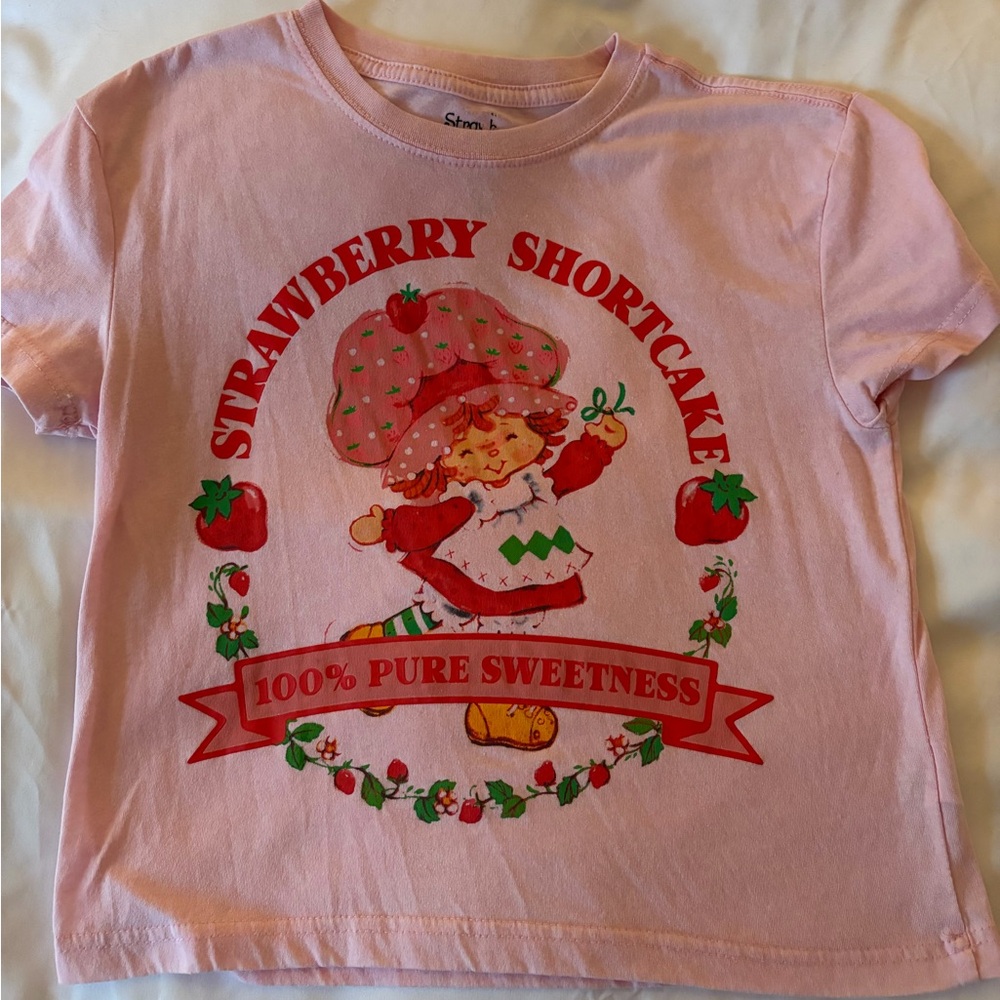 Strawberry Shortcake Pink Kids T-Shirt